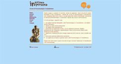 Desktop Screenshot of inprimapersona.it